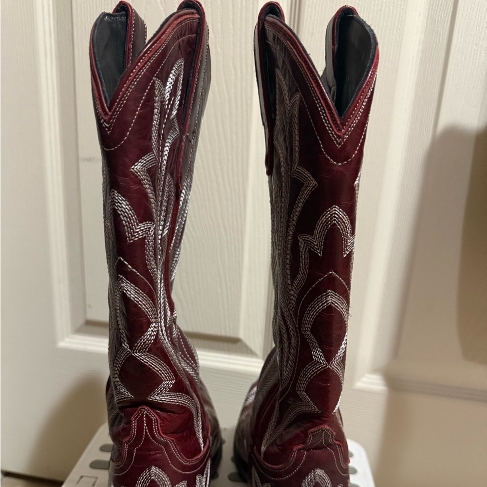 Red Cowgirl Boots Lane ( Lexington boot ) - Picture 5 of 5